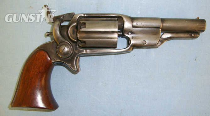 Modern Italian Colt Model 1855 Root\'s Side Hammer 5 Shot .36 Calibre Single Action Percussion Pocket Revolver**UK 2010 DEACTIVATION CERTIFICATED**Sn 20709:30 None Revolver in 