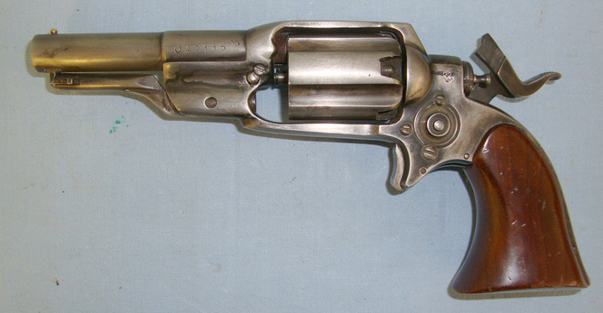  Modern Italian Colt Model 1855 Root\'s Side Hammer 5 Shot .36 Calibre Single Action Percussion Pocket Revolver**UK 2010 DEACTIVATION CERTIFICATED**Sn 20709:30 None Revolver
