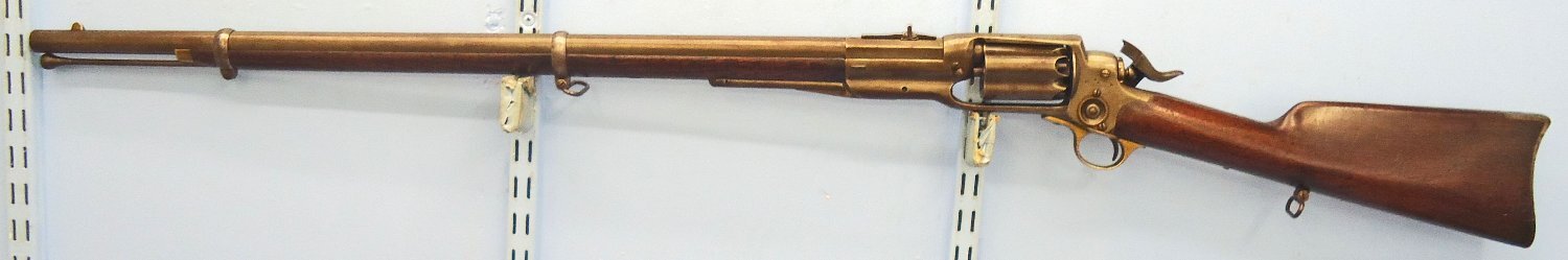  Colt VERY RARE. Colt .56 inch Calibre Percussion 5 Shot Matching Numbers, Model 1855 BRITISH CONTRACT Revolving Rifle. Sn 22715 - 22715 Muzzleloader None Rifle