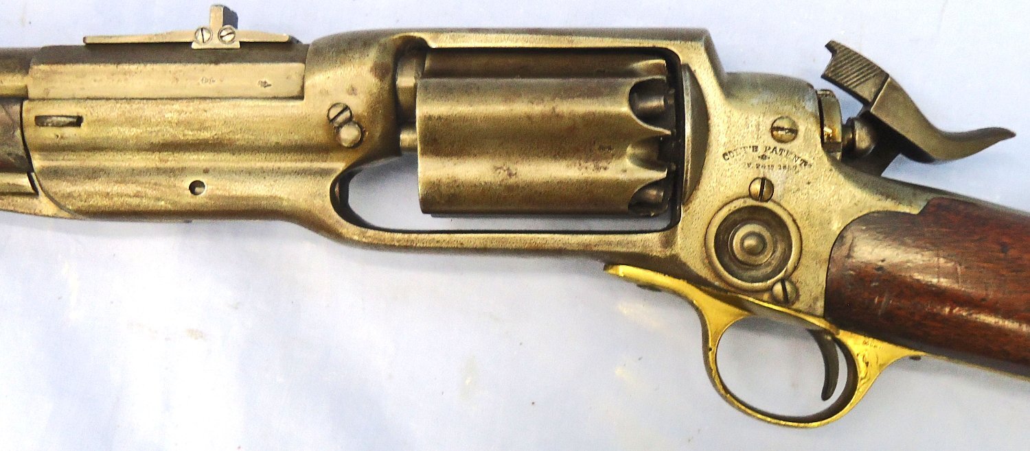Colt VERY RARE. Colt .56 inch Calibre Percussion 5 Shot Matching Numbers, Model 1855 BRITISH CONTRACT Revolving Rifle. Sn 22715 - 22715 Muzzleloader None Rifle - {CATEGORY} in 