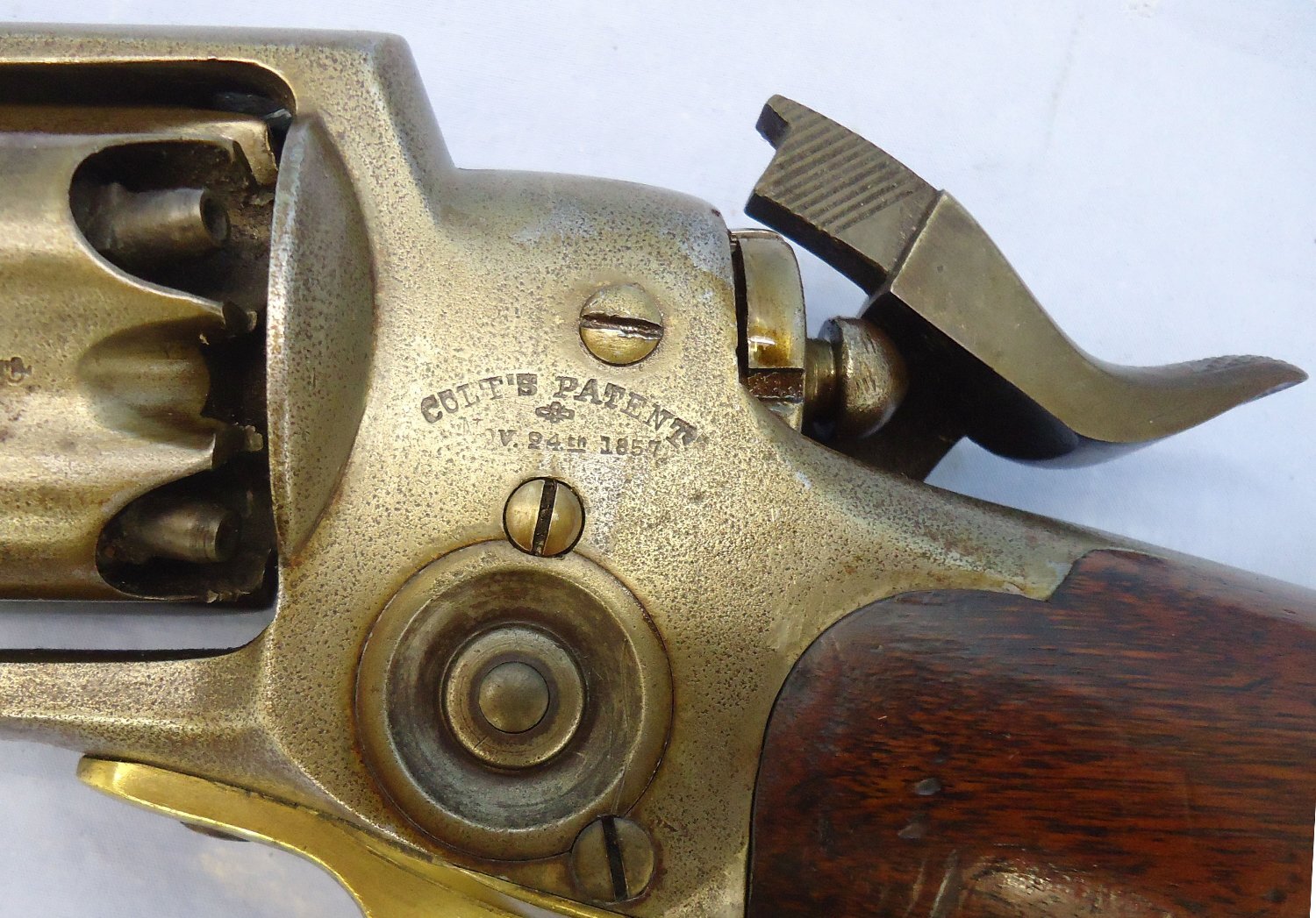 Colt VERY RARE. Colt .56 inch Calibre Percussion 5 Shot Matching Numbers, Model 1855 BRITISH CONTRACT Revolving Rifle. Sn 22715 - 22715 Muzzleloader None Rifle - {CATEGORY}