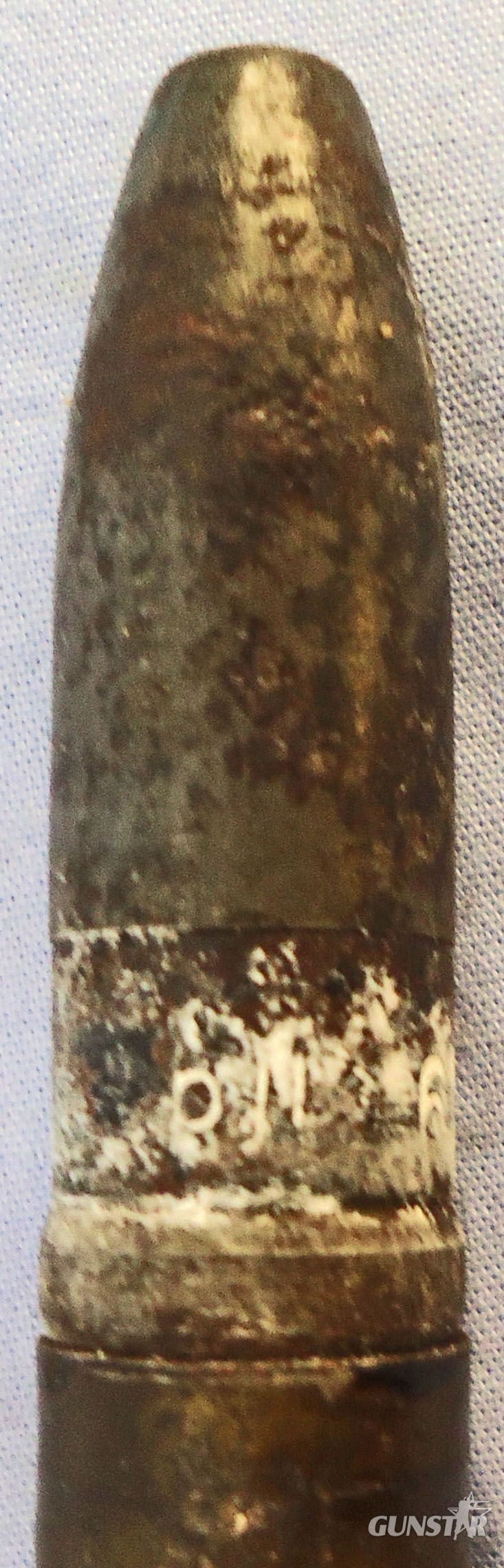 INERT DEACTIVATED. German, WW2, 1944 Dated, 13 mm MG131/13 (20x82) Incendiary Trace Cannon Round - O 2033 INERT DEACTIVATED. German, WW2, 1944 Dated, 13 mm MG131/13 (20x82) Incendiary Trace Cannon Round - O 2033  Other Ammunition - {CATEGORY}