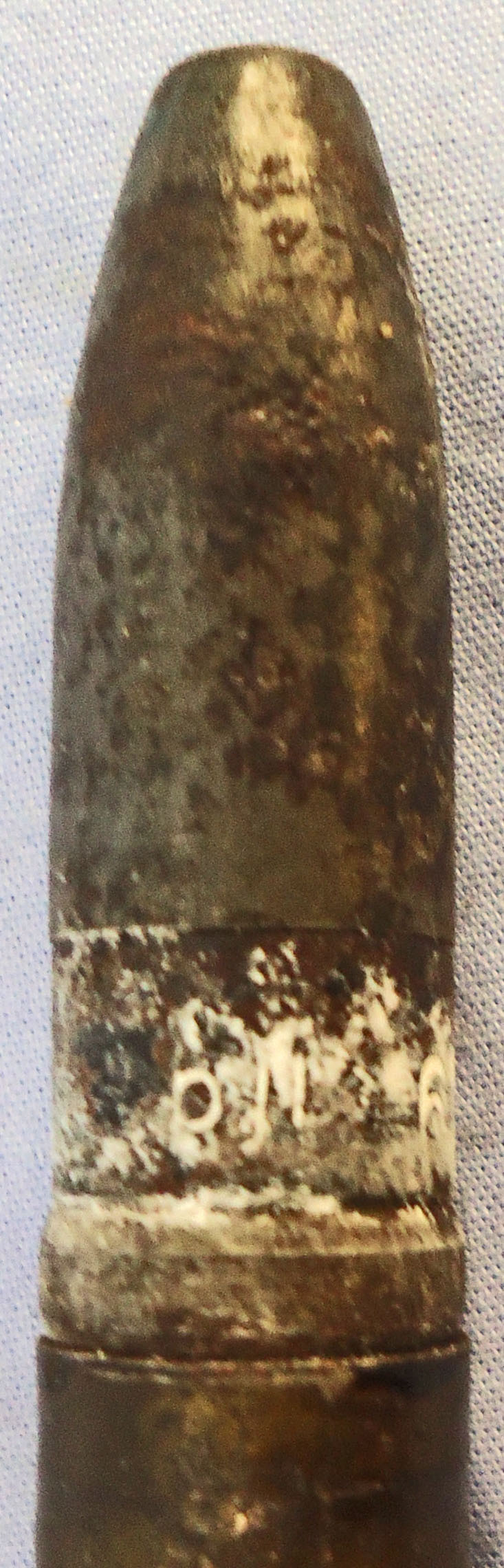 INERT DEACTIVATED. German, WW2, 1944 Dated, 13 mm MG131/13 (20x82) Incendiary Trace Cannon Round - O 2033 INERT DEACTIVATED. German, WW2, 1944 Dated, 13 mm MG131/13 (20x82) Incendiary Trace Cannon Round - O 2033  Other Ammunition - {CATEGORY}