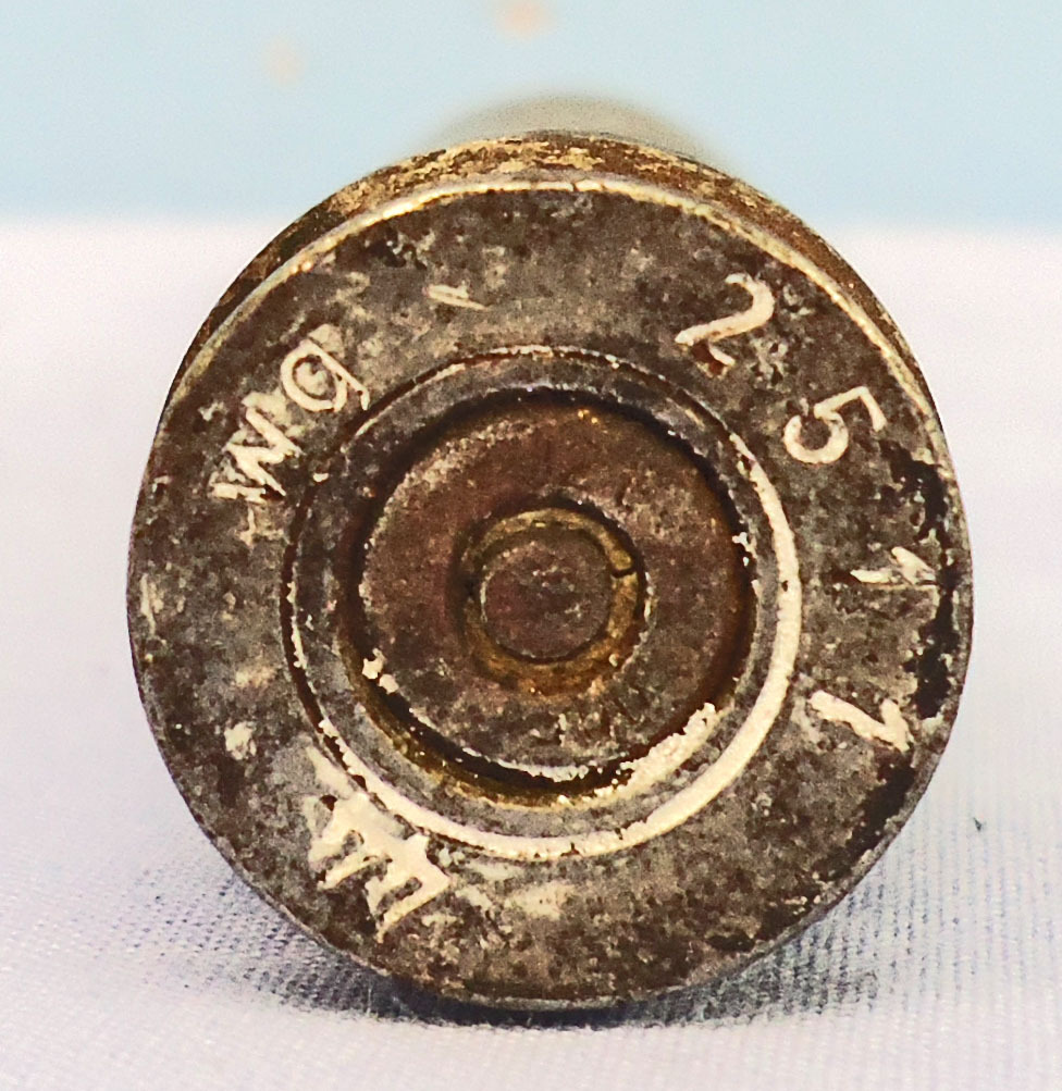 INERT DEACTIVATED. German, WW2, 1944 Dated, 13 mm MG131/13 (20x82) Incendiary Trace Cannon Round - O 2033 INERT DEACTIVATED. German, WW2, 1944 Dated, 13 mm MG131/13 (20x82) Incendiary Trace Cannon Round - O 2033  Other Ammunition - {CATEGORY} in 