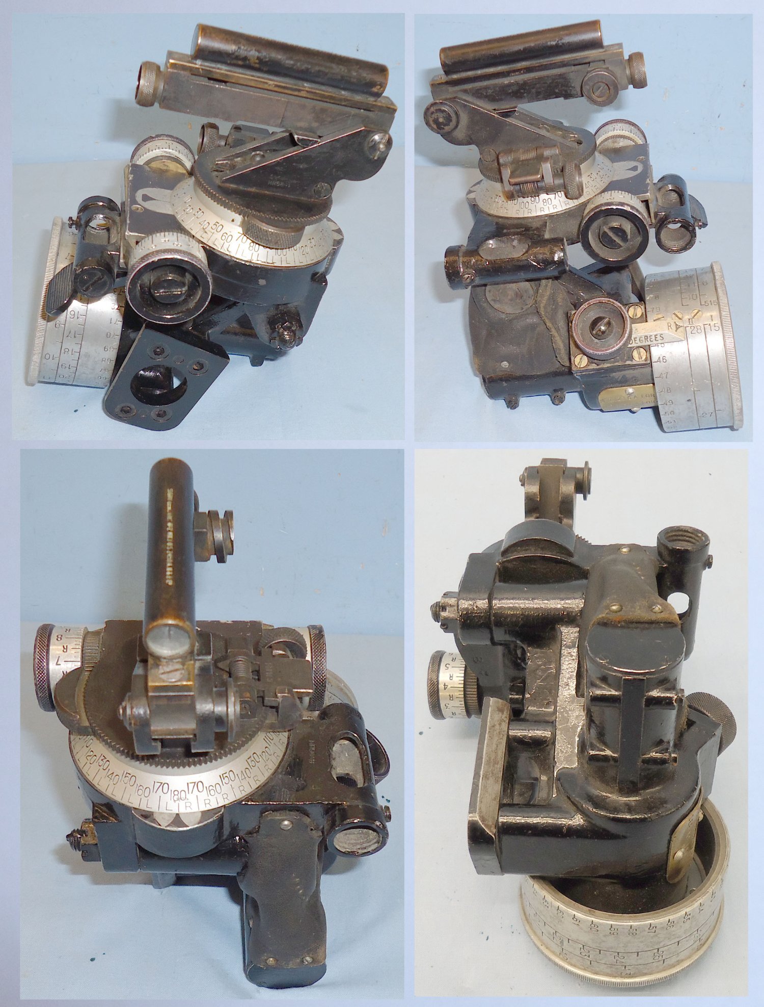  WWII British Mk2 Dial Sight for 3\" Mortar. O 2115. WWII British Mk2 Dial Sight for 3" Mortar. O 2115.  Antique & Militaria