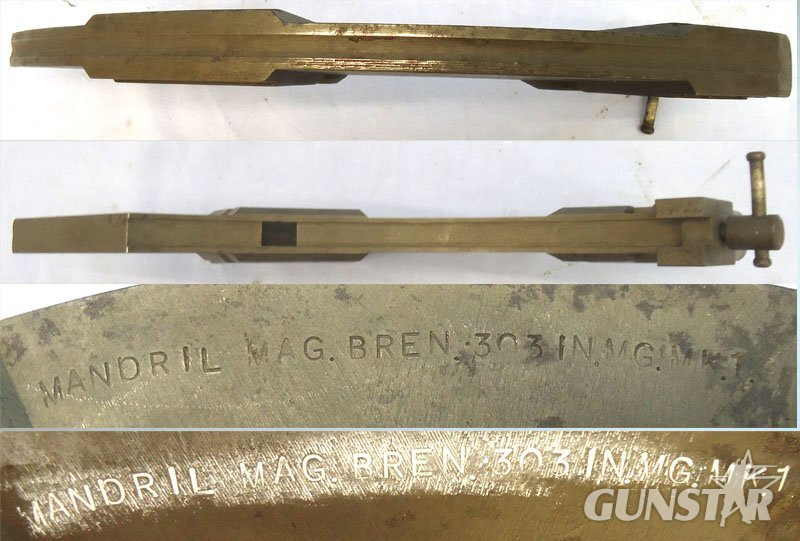  Scarce** British, Early WW2, Bren Gun Mark 1, Magazine Dent Removing Mandril. Sn 25366:1 - 25366:1 Scarce** British, Early WW2, Bren Gun Mark 1, Magazine Dent Removing Mandril. Sn 25366:1 - 25366:1 Various  Machine Gun
