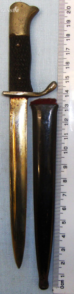 Desk Top German Miniature K98 Bayonet and Scabbard. BAYO 2615 Bayonet in 