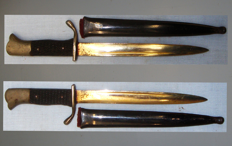  Desk Top German Miniature K98 Bayonet and Scabbard. BAYO 2615 Bayonet