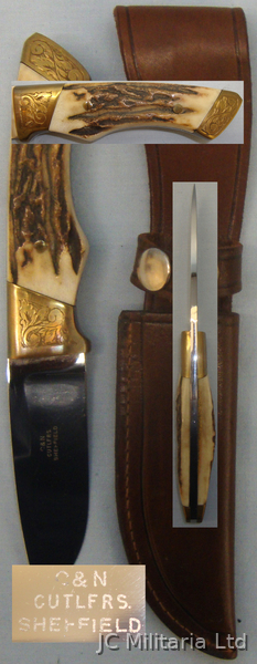 C&N Cutlers of Sheffield Hunting Knife. ED 2508. Hunting Knive
