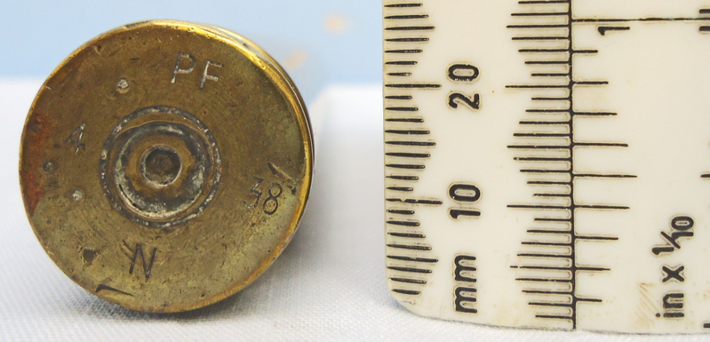 INERT DEACTIVATED. 1938 Dated, Swiss Made Hispano-Suiza (20x110) HS 404 Aircraft Cannon DRILL Ball Round. - O 1809 INERT DEACTIVATED. 1938 Dated, Swiss Made Hispano-Suiza (20x110) HS 404 Aircraft Cannon DRILL Ball Round. - O 1809  Other Ammunition