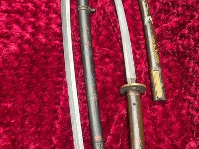 Japanese sword Damascus blade Sword