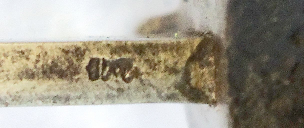 {CATEGORY} - WW1, Imperial German, Ersatz Pattern 98/05 Butcher Sawback Bayonet with High Ears, Steel & Leather Scabbard & Leather Frog. Sn 23478:2 Bayonet