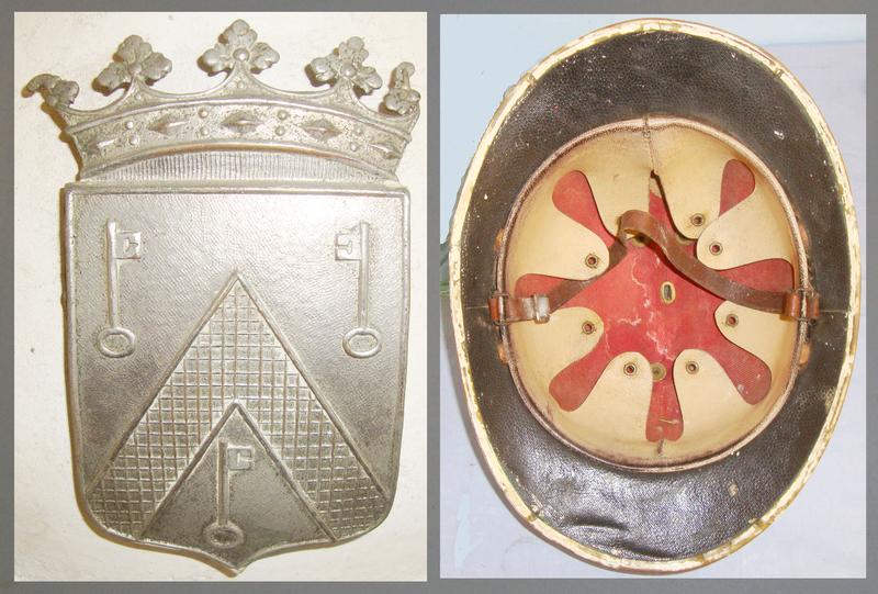  Scarce* WWII Belgian Ostend Police Helmet POL 996. Scarce* WWII Belgian Ostend Police Helmet POL 996. Clothing