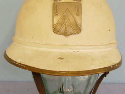 Scarce* WWII Belgian Ostend Police Helmet POL 996. Scarce* WWII Belgian Ostend Police Helmet POL 996. Clothing