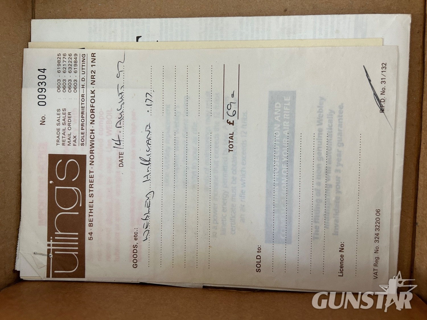 Webley & Scott Hurricane .177 - {CATEGORY} in 