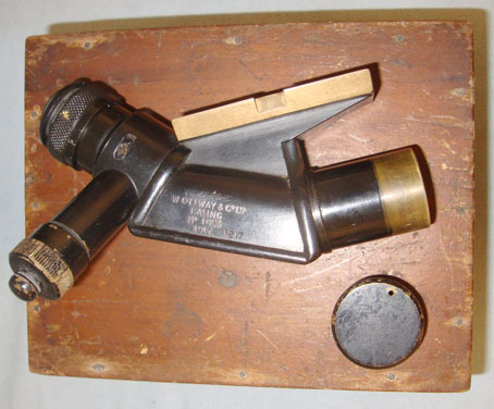 Vickers Ltd / W. Ottway & Co., Ltd., Ealing (London) No.17 Artillery Gun Or Mortar Optical Sight. Sight & Optic