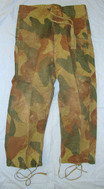 1956 Belgian Army Airborne Troops Parachutist’s Brush Stroke Camouflage Trousers By ABL BAWI  Clothing
