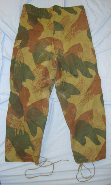  1956 Belgian Army Airborne Troops Parachutist’s Brush Stroke Camouflage Trousers By ABL BAWI  Clothing