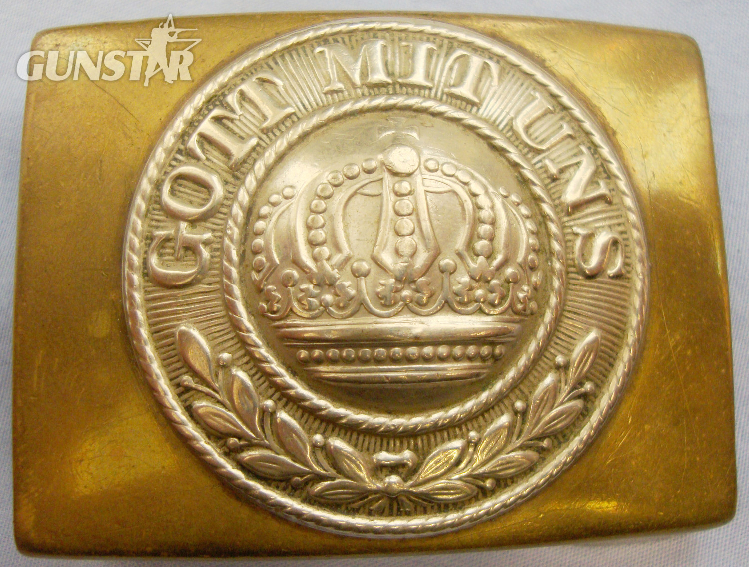  Original WWI Imperial German/Prussian M1895 EM/NCO\'S (Enlisted Men / Non Commissioned Officer) Belt Buckle. N 121. Original WWI Imperial German/Prussian M1895 EM/NCO\'S (Enlisted Men / Non Commissioned Officer) Belt Buckle. N 121. Antique & Militaria