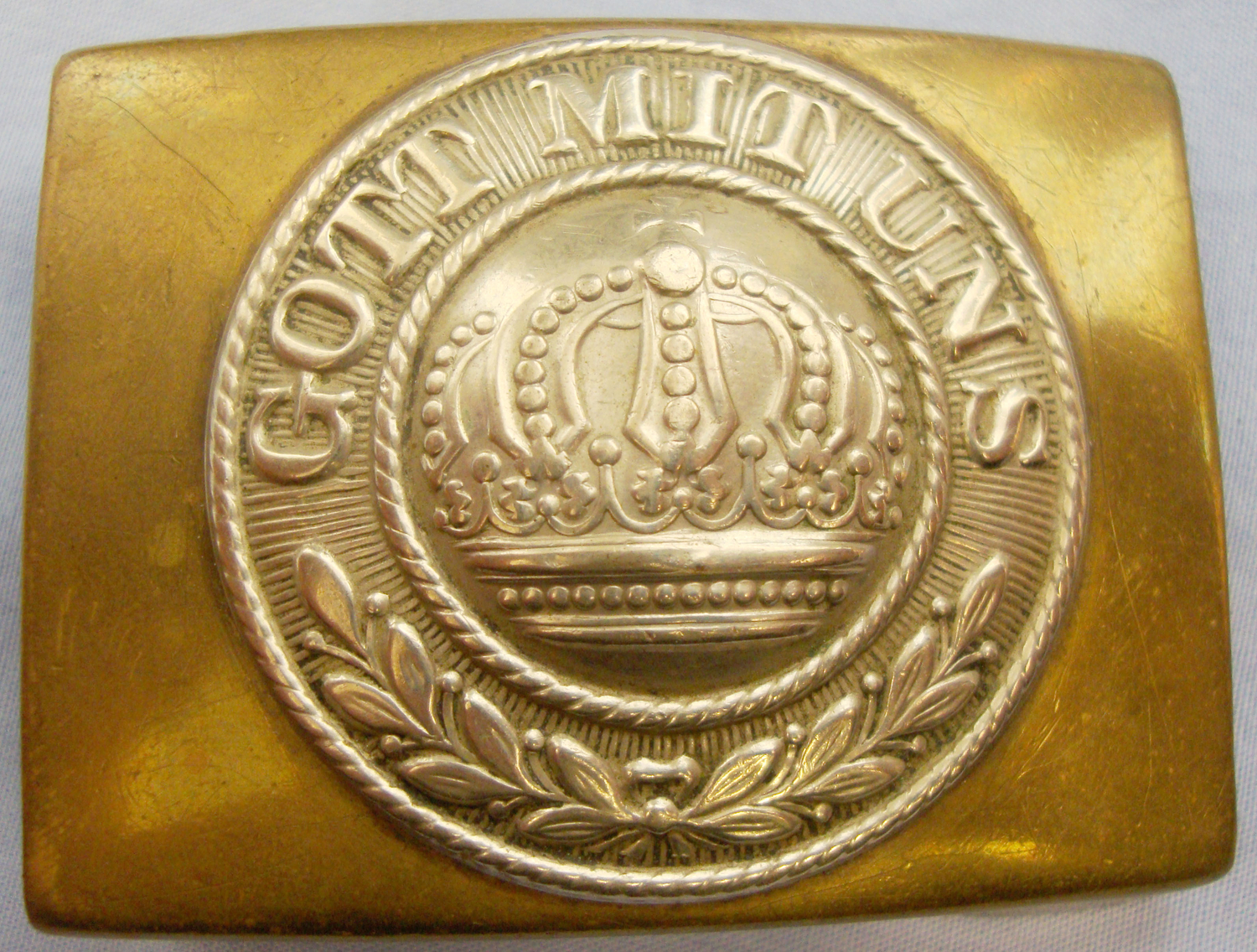 Original WWI Imperial German/Prussian M1895 EM/NCO\'S (Enlisted Men / Non Commissioned Officer) Belt Buckle. N 121. Original WWI Imperial German/Prussian M1895 EM/NCO\'S (Enlisted Men / Non Commissioned Officer) Belt Buckle. N 121. Antique & Militaria