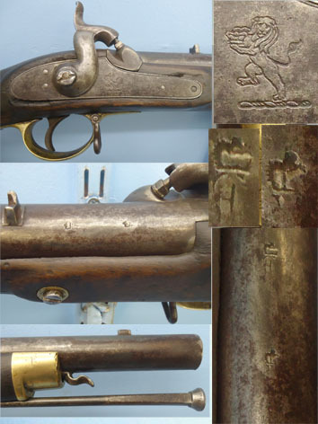 East India Company (EIC) Musket Bore Percussion Musket. Sn 16416:16 Muzzleloader .75 Cal Muzzleloader Rifle