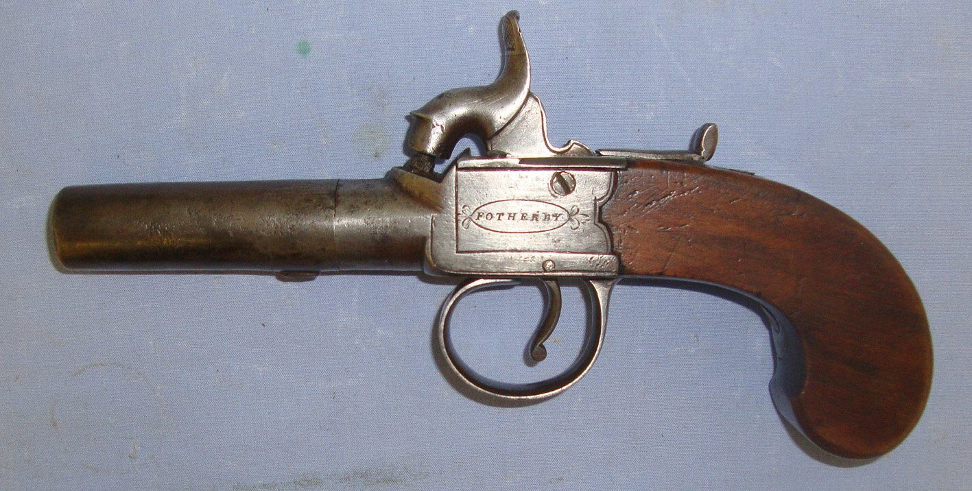  Fotherby Pocket Pistol With Turn Off Barrel. Sn 21903 .40 S&W Muzzleloader