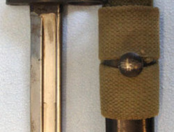 No 7 MK 1/L Swivelling Pommel Bayonet With Red Composite Grips For No 4 Rifles,  Bayonet