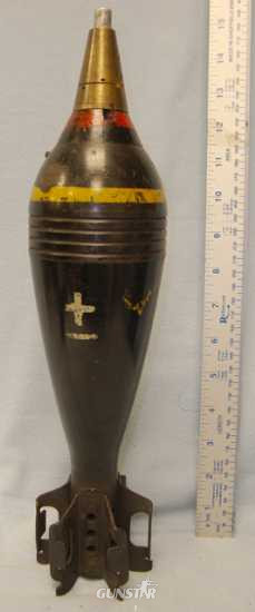 81mm WW2 Japanese High Explosive mortar inert 81mm WW2 Japanese High Explosive mortar  Antique & Militaria in 