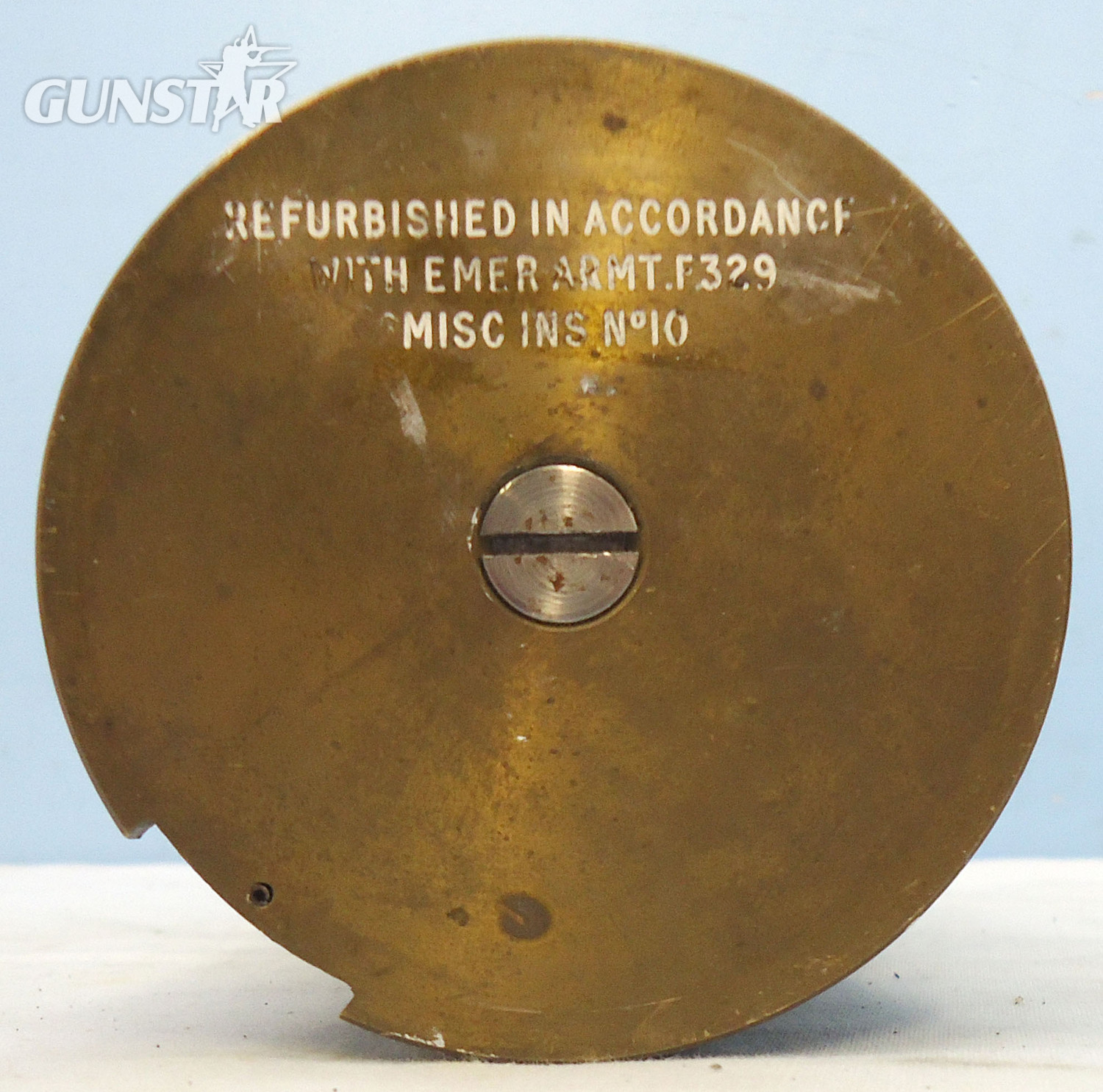 Carl Gustaf INERT DEACTIVATED. Unfired, British, L50A1 DRILL Carl Gustaf 84mm Anti-Tank Round. - O 2075  Other Ammunition