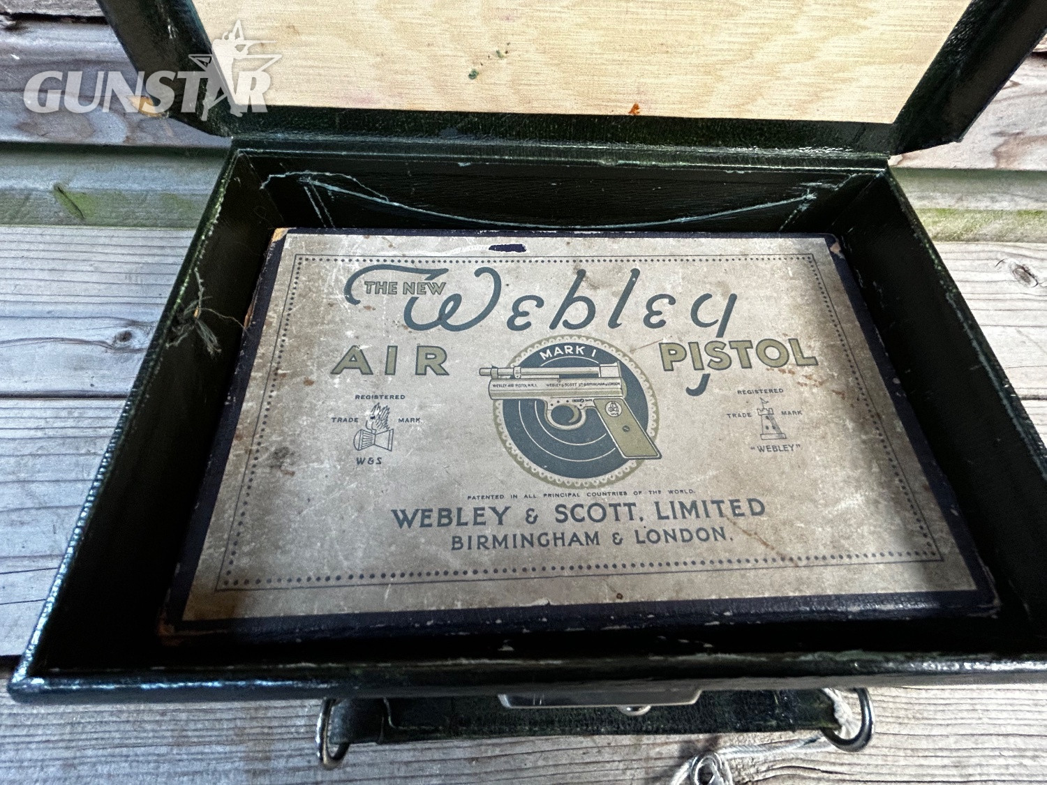 Webley & Scott .177 mk 1 air pistol Mk1 .177  .177 - {CATEGORY} in 