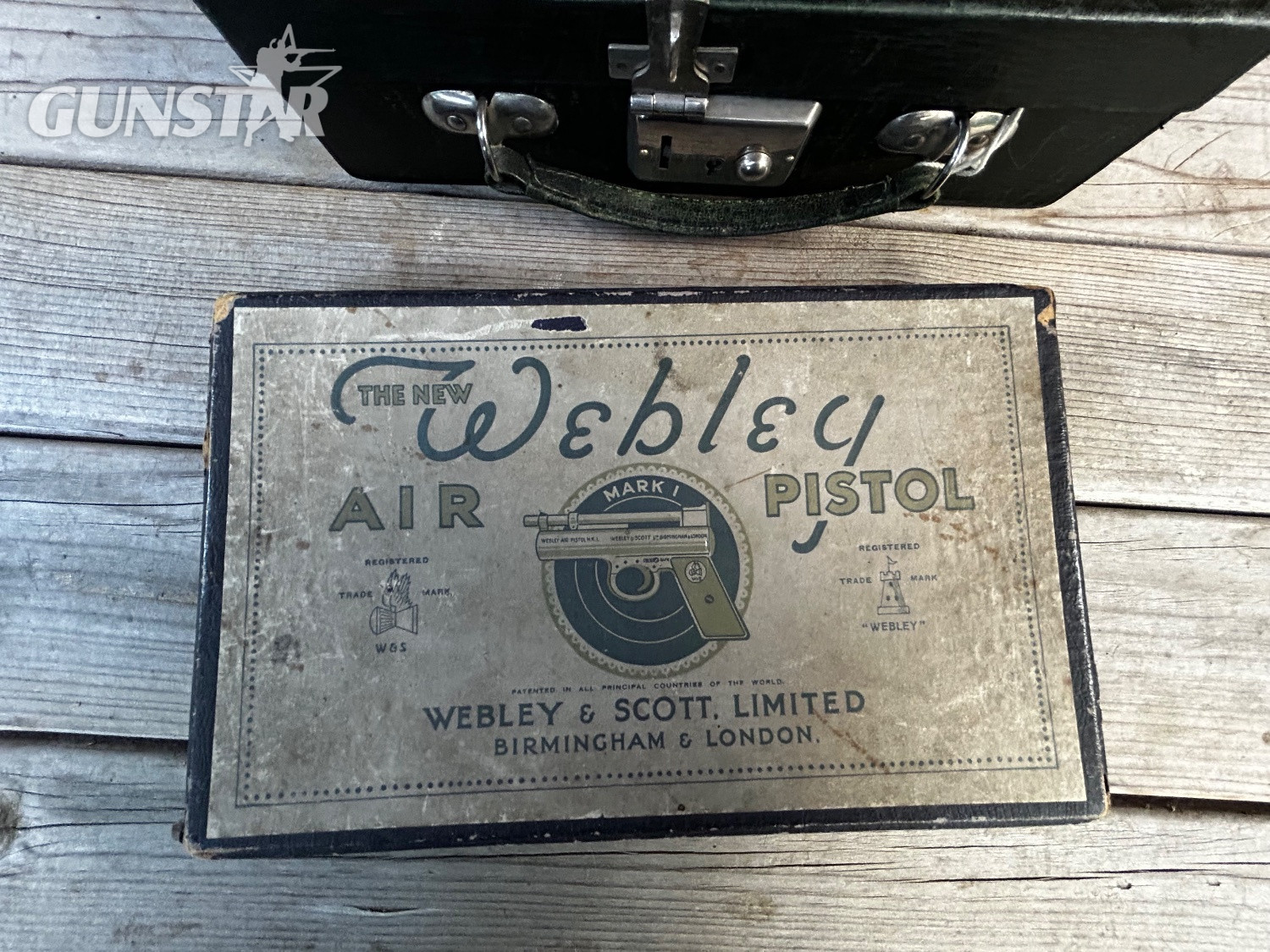 Webley & Scott .177 mk 1 air pistol Mk1 .177  .177 