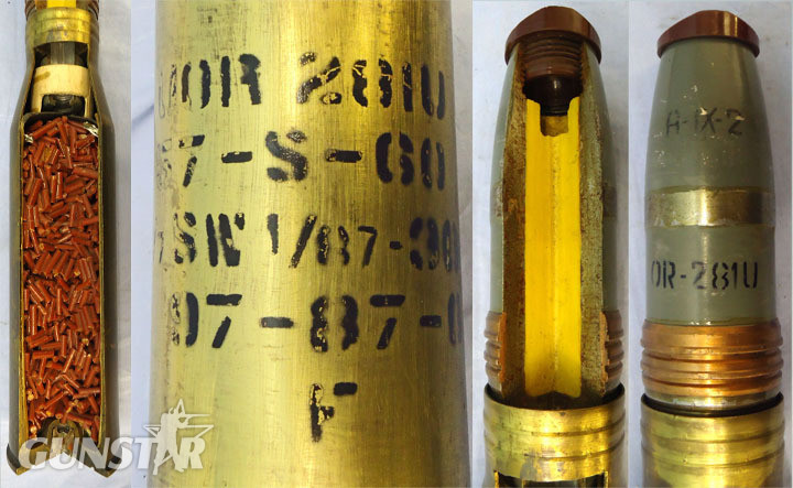  Russian Unfired, 57mm (57x348SR) HET (High Explosive Tracer) Quarter Sectioned Round For The S-60 Anti-Aircraft Gun & ZSU-57-2 Anti-Aircraft Self Propelled Gun. - O 1853 Russian Unfired, 57mm (57x348SR) HET (High Explosive Tracer) Quarter Sectioned Round For The S-60 Anti-Aircraft Gun & ZSU-57-2 Anti-Aircraft Self Propelled Gun. - O 1853  Other Ammunition