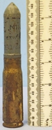 INERT DEACTIVATED. German, WW2, 1943 Dated 20 mm MK151/20 (20x82) Practice Meinengeschloss (M geschloss) Cannon Round. - O 964 INERT DEACTIVATED. German, WW2, 1943 Dated 20 mm MK151/20 (20x82) Practice Meinengeschloss (M geschloss) Cannon Round. - O 964  Other