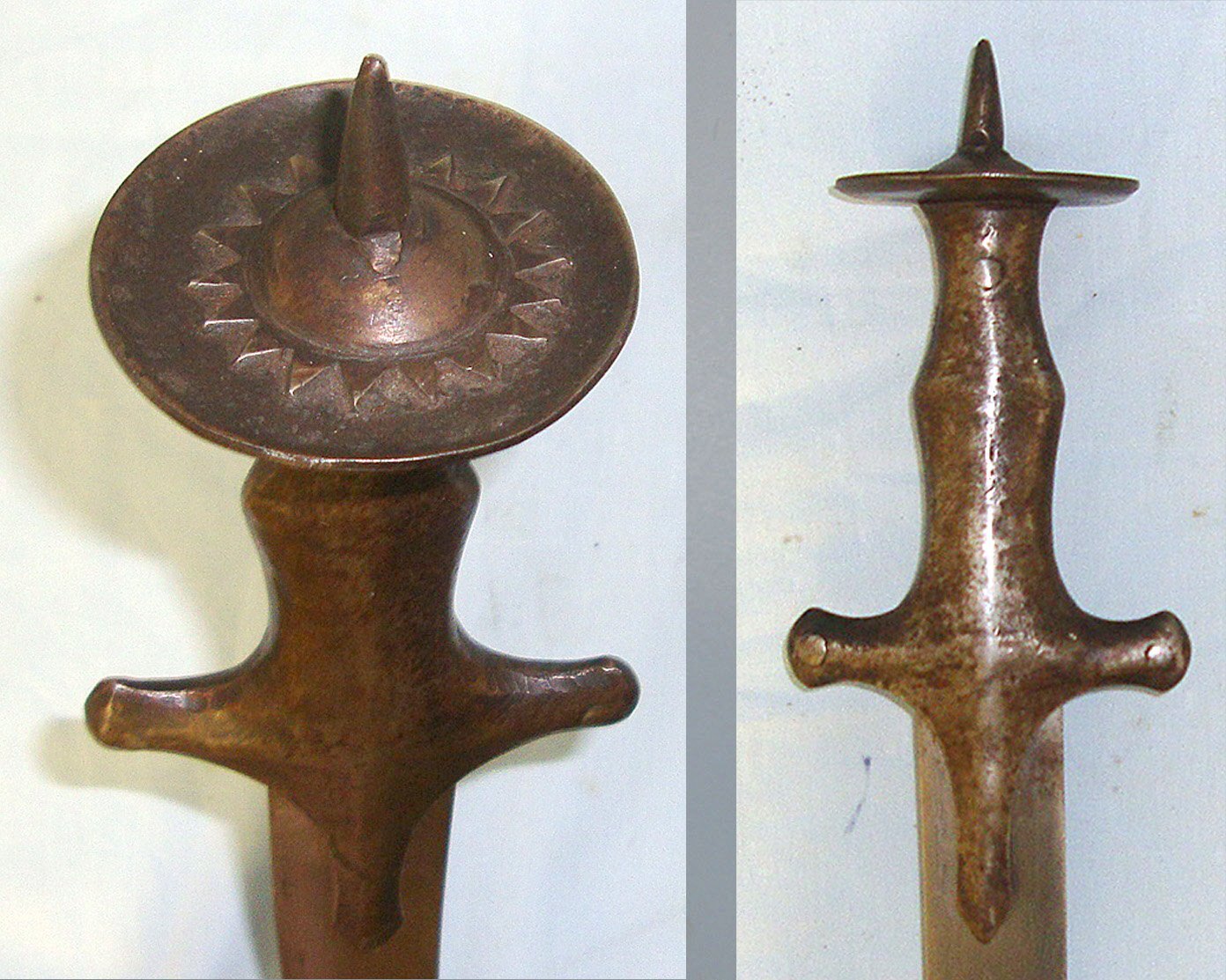 Victorian Era Native Indian Talwar (Aka Talwaar Or Tulwar) Fighting Sword / Sabre & Scabbard. Sn 23675 Sword