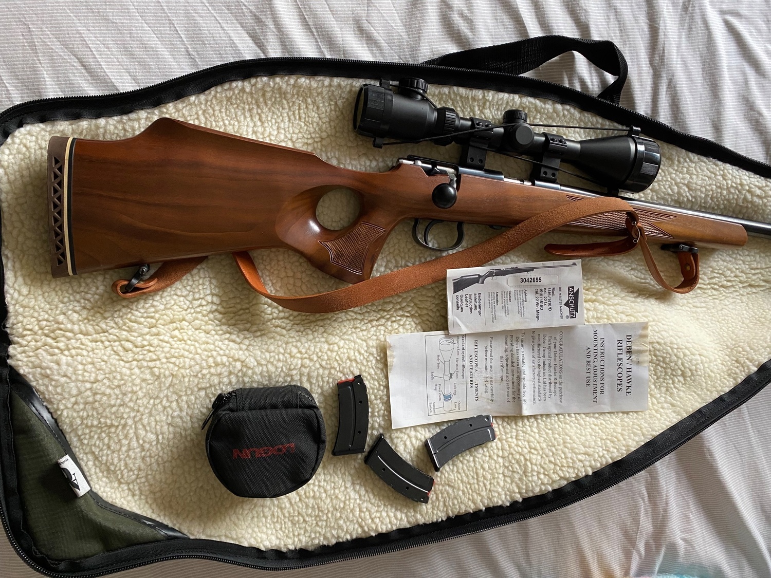  Anschütz, J.G. ANSCHUTTZ 1417  Bolt Action .22 Long Rifle (.22 LR) Rifle
