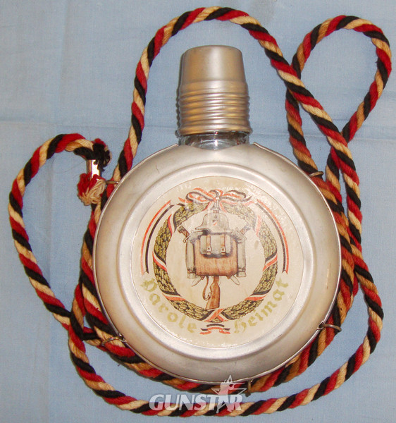  German Reservists Commemorative Schnapps Flask. 20707. German Reservists Commemorative Schnapps Flask. 20707. Antique & Militaria