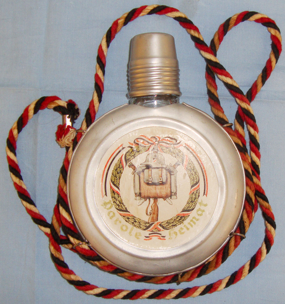  German Reservists Commemorative Schnapps Flask. 20707. German Reservists Commemorative Schnapps Flask. 20707. Antique & Militaria