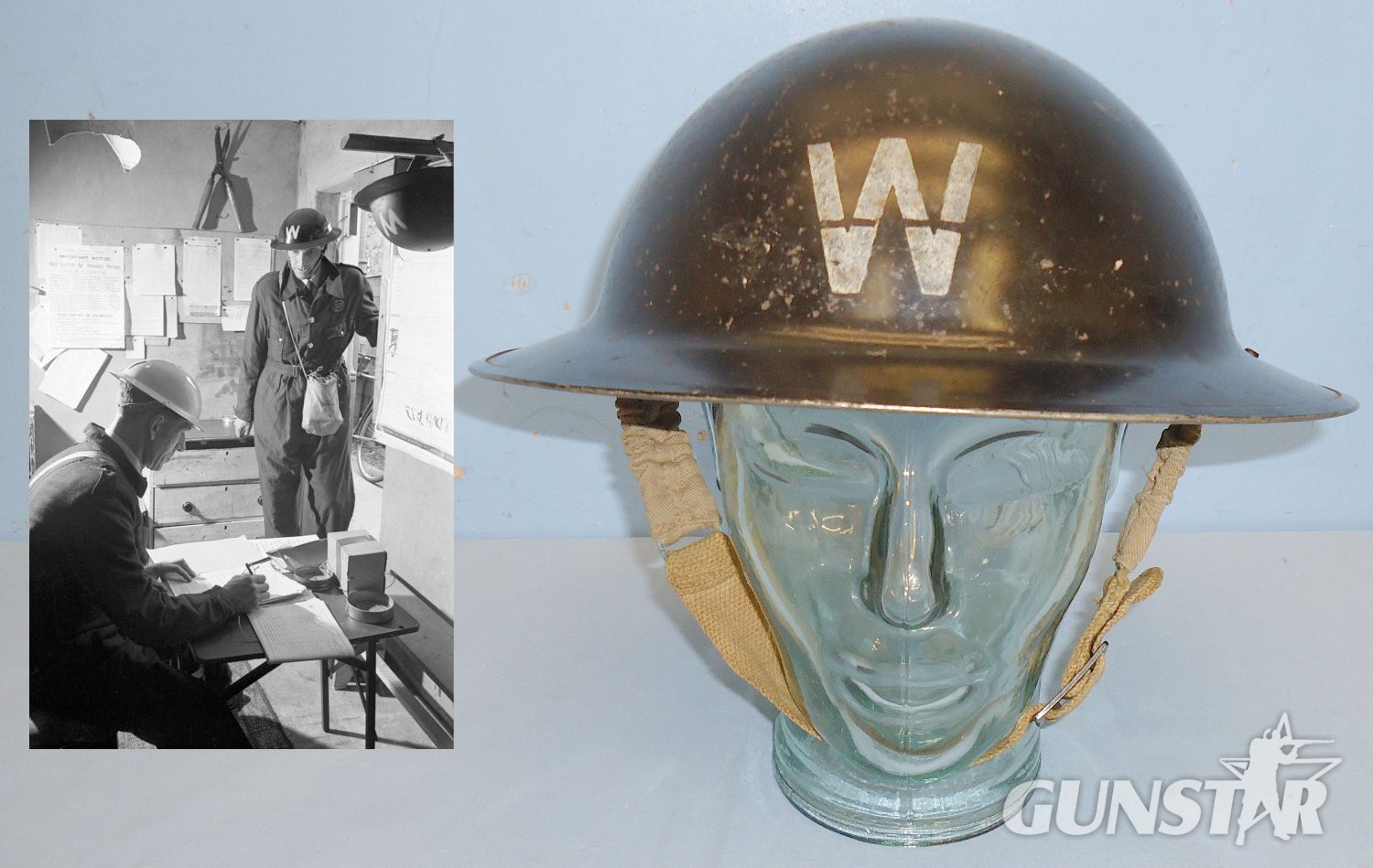 Very Good Condition* Mk.II British WWII Air Raid Wardens Steel Tommy Helmet. 22553:12. Very Good Condition* Mk.II British WWII Air Raid Wardens Steel Tommy Helmet. 22553:12.  Antique & Militaria in 