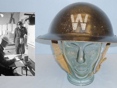 Very Good Condition* Mk.II British WWII Air Raid Wardens Steel Tommy Helmet. 22553:12. Very Good Condition* Mk.II British WWII Air Raid Wardens Steel Tommy Helmet. 22553:12.  Antique & Militaria