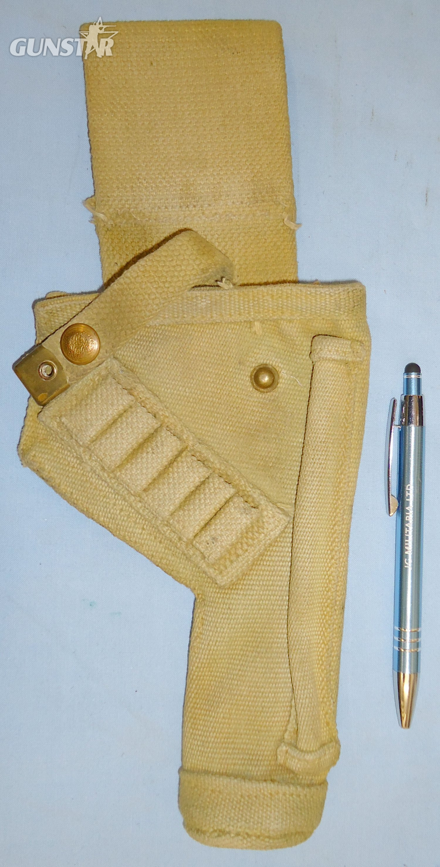 WWII MK II Webbing Open Top Tanker’s Holster for Enfield & Webley .380 Calibre Pistol. 22126. WWII MK II Webbing Open Top Tanker’s Holster for Enfield & Webley .380 Calibre Pistol. 22126.  Antique & Militaria in 