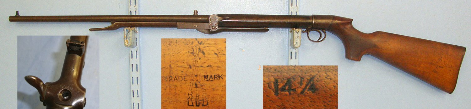  1905-1914 BSA Lincoln Jeffries Patent Improved Model D .177 Calibre Pistol Grip Stock Variant Underlever Air Rifle With Correct ‘Bayonet’ Catch Lever. Sn 23457 air rifle .177