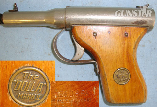  Dolla Mark II ‘Gat Type’ .177 Calibre Smoothbore Air Pistol. .177