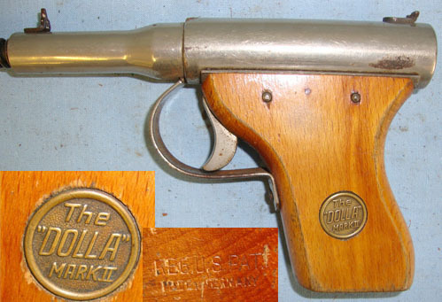  Dolla Mark II ‘Gat Type’ .177 Calibre Smoothbore Air Pistol. .177