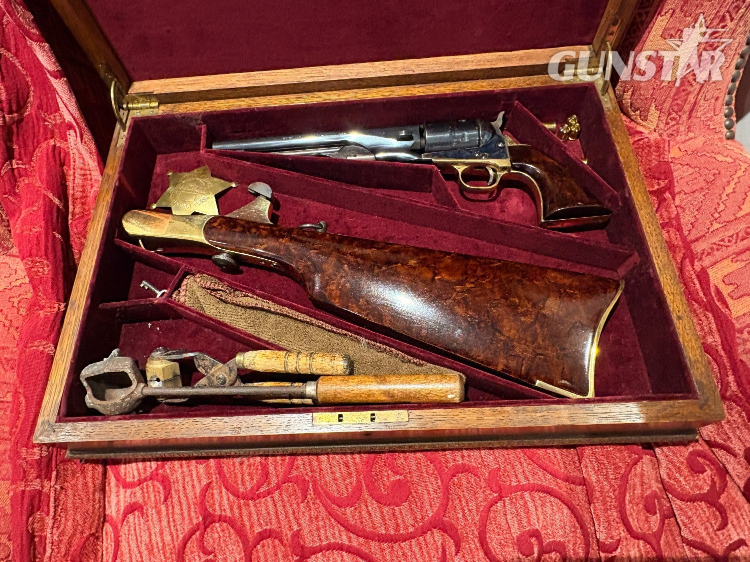 Italian made Colt Army 1860 model 9mm blank fire  - Blank Firing in 