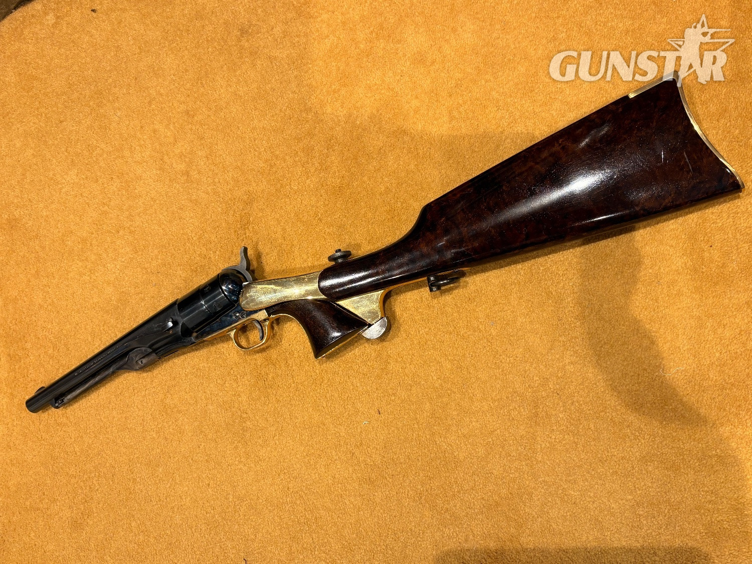 {CATEGORY} - Italian made Colt Army 1860 model 9mm blank fire  - Blank Firing in 