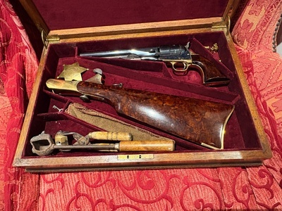 Italian made Colt Army 1860 model 9mm blank fire - Blank Firing