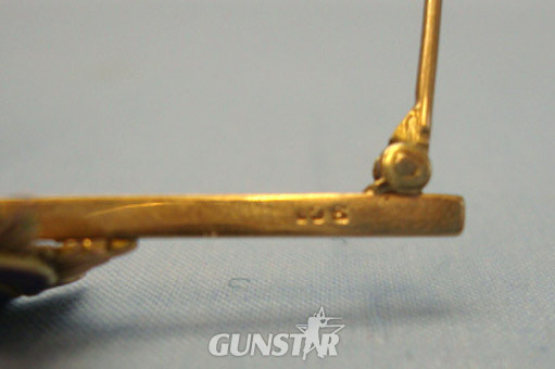  Royal Army Service Corps Sweetheart Brooch. 9 Ct Gold And Enamel G.V.I.R. Royal Army Service Corps Sweetheart Brooch. Other Accessory