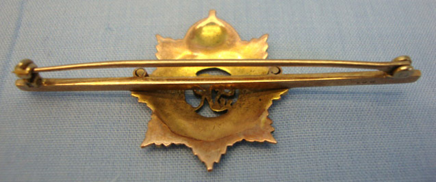 Royal Army Service Corps Sweetheart Brooch. 9 Ct Gold And Enamel G.V.I.R. Royal Army Service Corps Sweetheart Brooch. Other Accessory