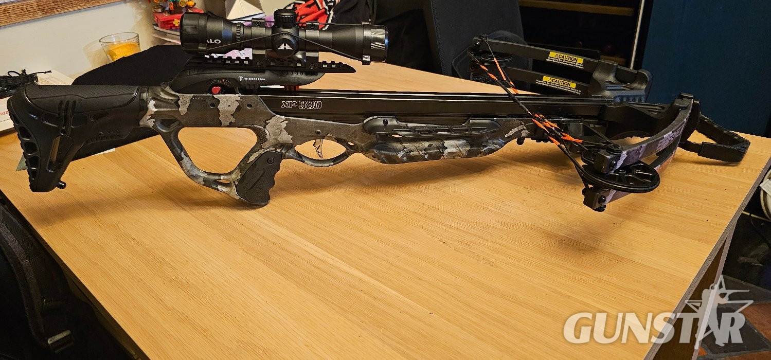 BarreBarnett introduces the all-new Explorer series with impressive power anc performance in an affordable package. The XP380 features a pass-through foregrip, adjustable butt stock, and exclusive Strike  Crossbows and Bows in 