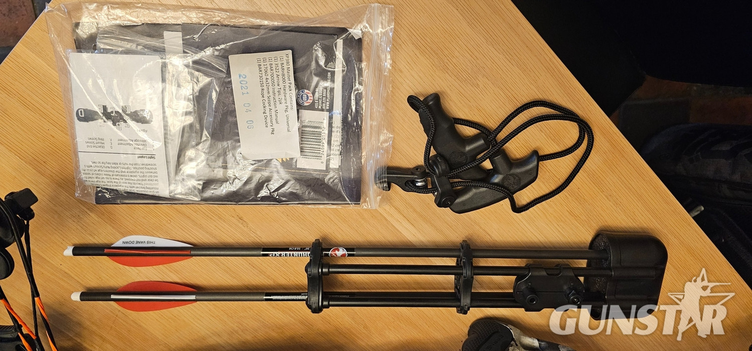 BarreBarnett introduces the all-new Explorer series with impressive power anc performance in an affordable package. The XP380 features a pass-through foregrip, adjustable butt stock, and exclusive Strike  Crossbows and Bows - {CATEGORY} in 